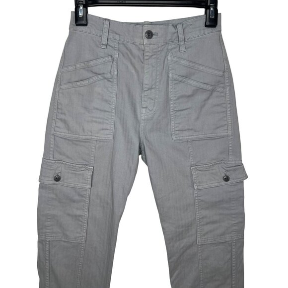 Madewell 90s Straight Cargo Pants Gray Comfortable Fit Casual Style Size 24 - Picture 11 of 16